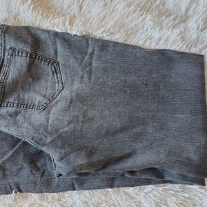 Low rise black wash skinny jeans